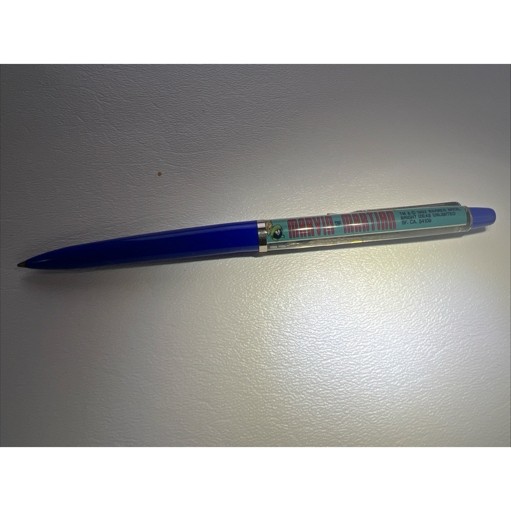 Vintage Floaty Liquid Moving Pen  ESKESEN DENMARK Marvin Martian